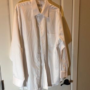 Van Heusen white long sleeve button up shirt